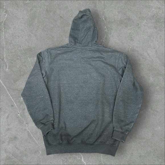 Carhartt Hoodie Mens Medium Grey Loose Fit Pullover Fleece K121 026 Sweatshirt - Picture 11 of 11
